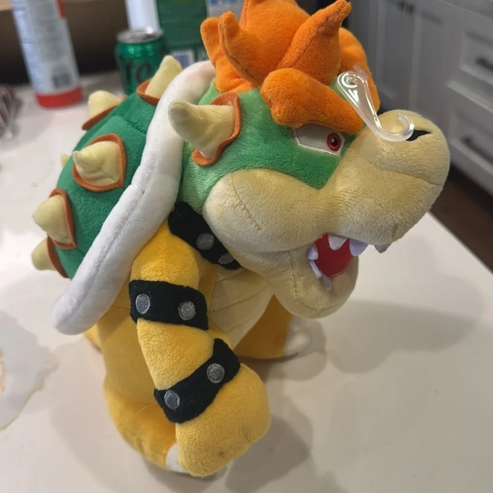 Little Buddy Nintendo BOWSER 10" 2017 All Star Super Mario Collectible Plush NWT - Picture 2 of 7